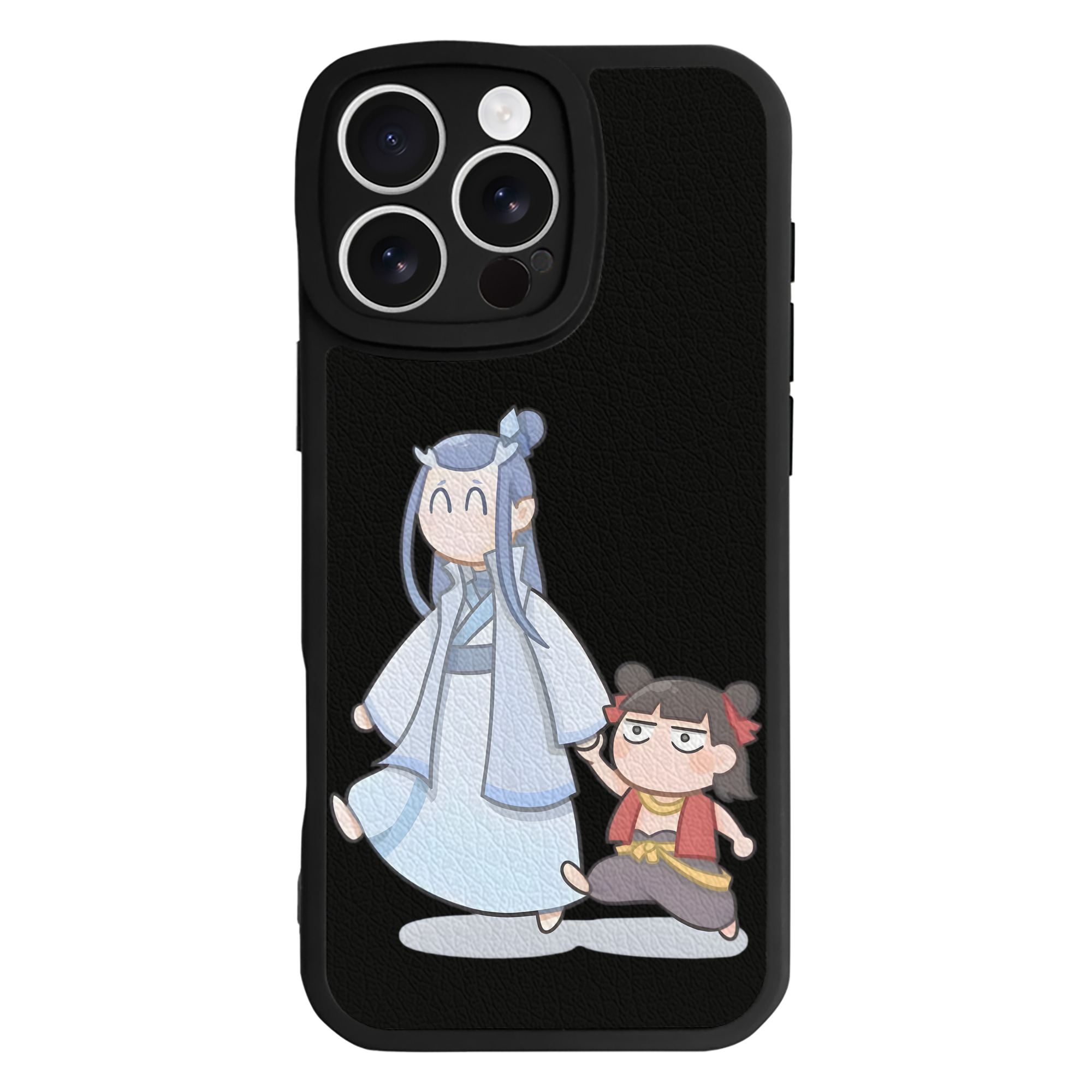 （画像用） Ne Zha 2 ナタ 魔童の大暴れ 【iPhone 16シリーズ対応】シリコンスマホケース（レザー調） 材質：シリコン